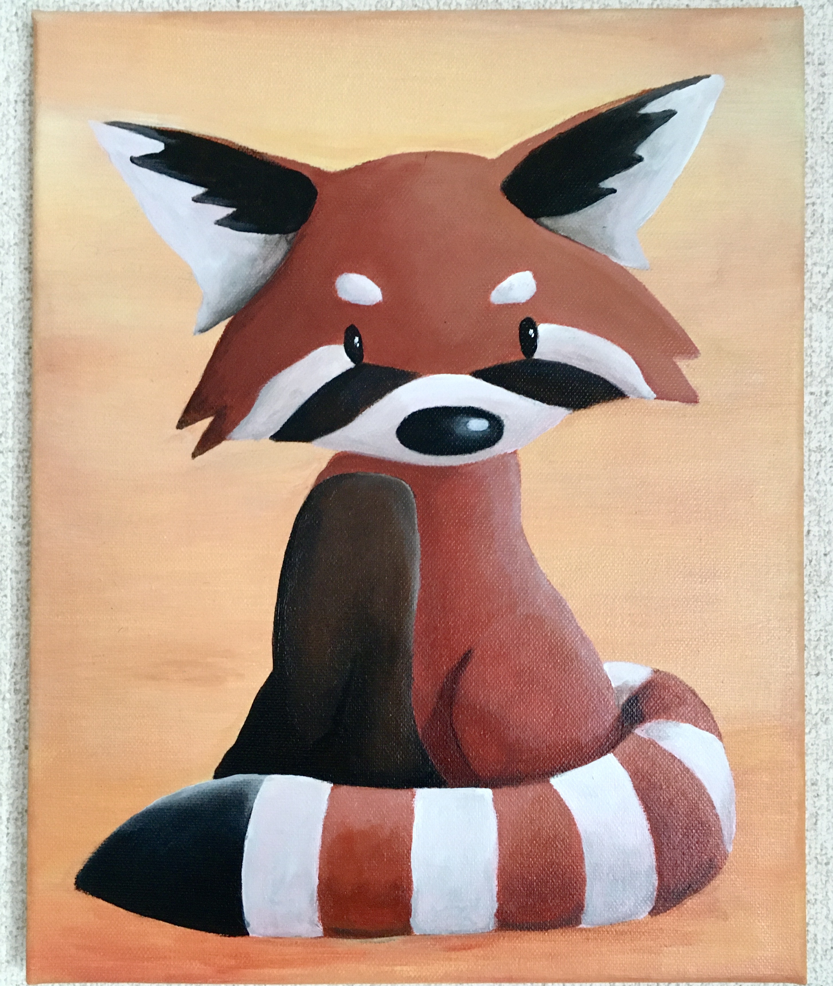 Traditional Artwork - Acrylic Fox